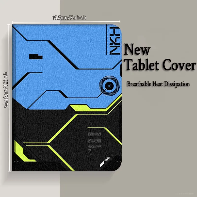 Máquina de arte de fibra de carbono para Samsung Galaxy Tab S9 S10 S6 S7 S8 FE Plus Lite pulgadas funda plegable para tableta - imagen 4