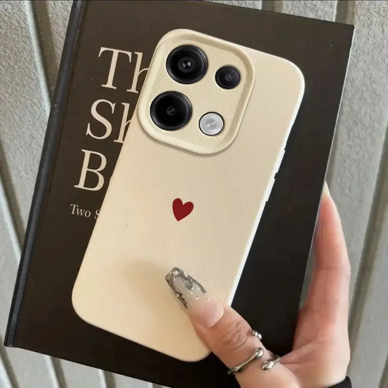 Funda de teléfono con diseño de corazón de amor rojo para Xiaomi Poco F7, funda trasera de silicona TPU suave a prueba de golpes para Poco X7 Pro 5G X6 X5 F5 F6 - imagen 4