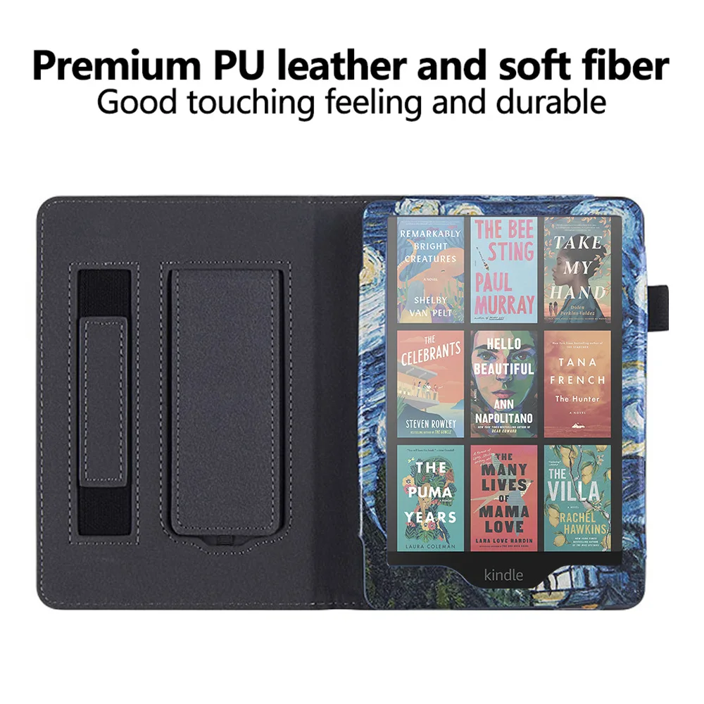 Para Kindle Paperwhite 12a generación funda 2024 edición exclusiva 7 pulgadas con correa de mano SA568B imán funda inteligente bolsa 7" - imagen 3