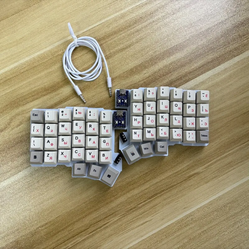 Silakka54 teclado inalámbrico dividido personalizado intercambiable en caliente Bluetooth teclado inalámbrico de modo Dual teclados mecánicos de oficina para juegos