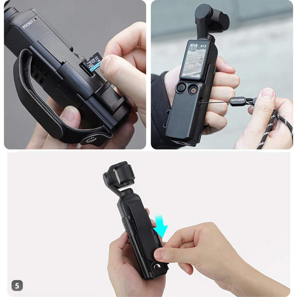 Protección de expansión de arranque frío portátil para marco DJI Osmo Pocket 3 con mango de correa para accesorios DJI Osmo Pocket 3 - imagen 3