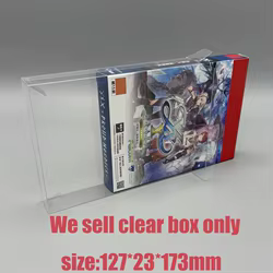 Para Switch2 Ys X - Caja expositor transparente edición coleccionista Nord's Glory