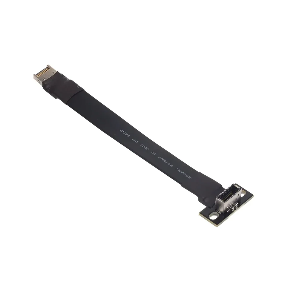 ADT-Link USB3.2 GEN2 Type-E To Type-E Extension Cable Internal USB 3.2 E Type Male To Female Cable w Screw Holes for Motherboard - imagen 4