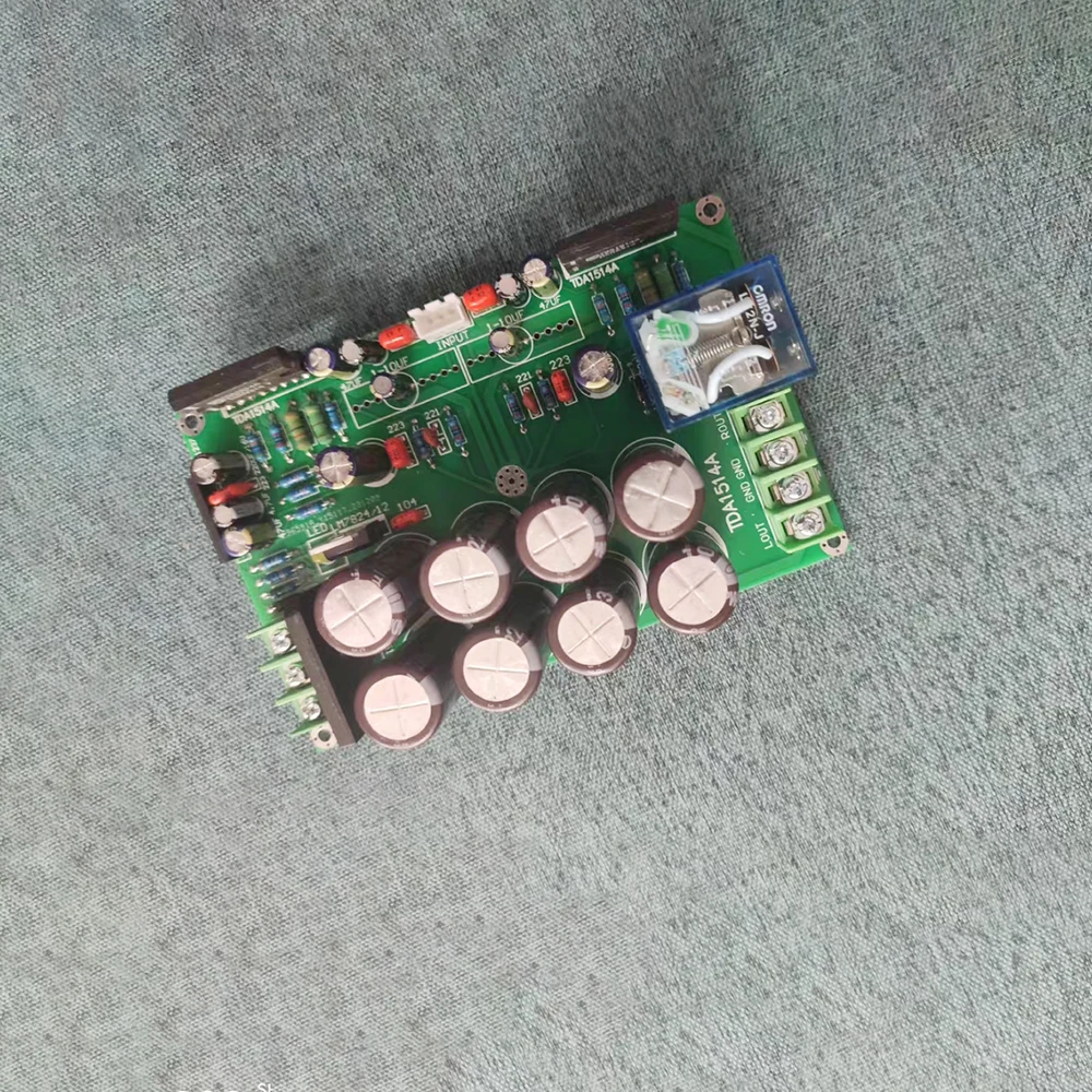 TDA1514A용 동일한 번호 사다리 뒤 2채널 발열 HiFi 증폭기 보드 8.2×12.6cm - imagen 5