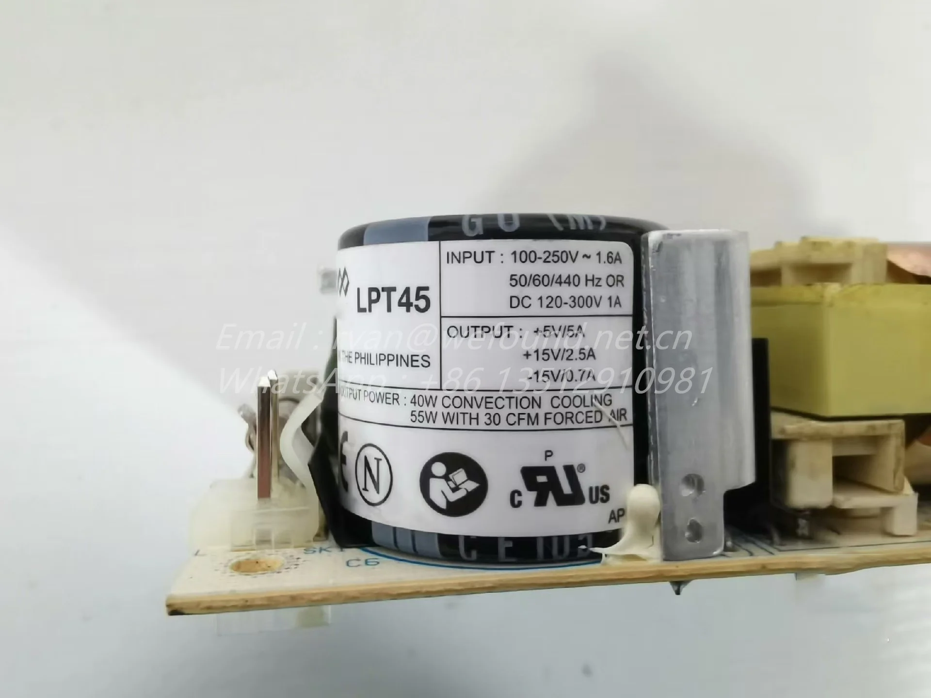 LPT45 para automatización industrial Astec/fuente de alimentación médica - imagen 4