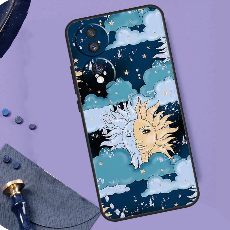 Sun Moons Star Signs Celestial para Honor Magic 6 5 Pro Lite 50 70 90 funda para Honor X9b X8b X7 X8 X9 X6a X7a X8a X9a cubierta - imagen 2