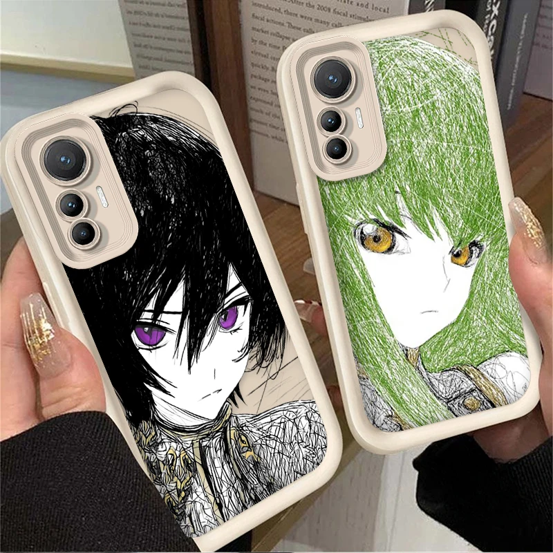 Funda blanda con código cómico G-Geass para Xiaomi Poco X7 X6 X5 X3 NFC F7 F6 F5 F3 M7 M6 Pro 4G 5G Mi 12 11 Lite NE 5G 13T 12T 11T 14T Pro - imagen 3