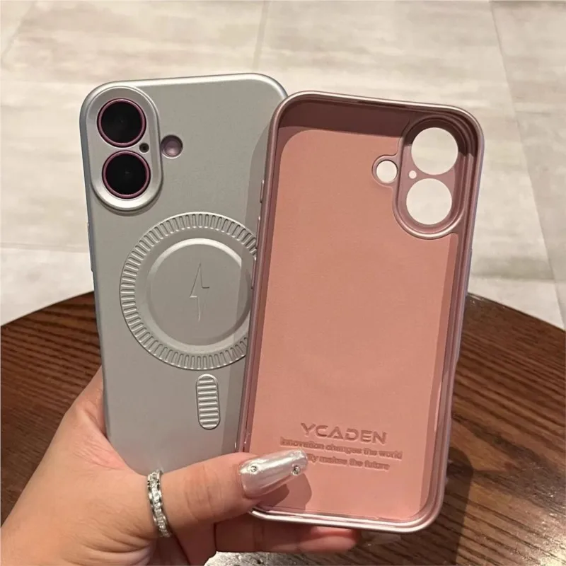 Funda de teléfono mate magnética de silicona suave para Magsafe iPhone 13 12 Mini Pro Max 13Pro 12Pro Max cubierta protectora completa - imagen 5