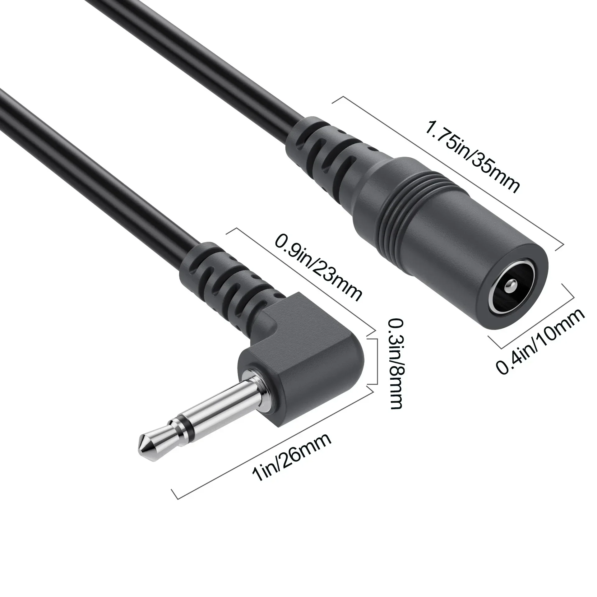 Cable convertidor de fuente de alimentación de 5,5mm (2,1mm) a 3,5mm (1/8 "), línea CC para pedales de efectos de guitarra eléctrica Electro Harmonix Eh DOD - imagen 5