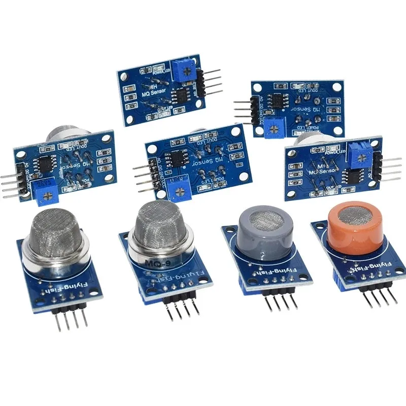 9 uds/1 lote módulo Sensor de detección de Gas MQ-2 MQ-3 MQ-4 MQ-5 MQ-6 MQ-7 MQ-8 MQ-9 MQ-135 módulo Sensor Kit de inicio de Sensor de Gas - imagen 2