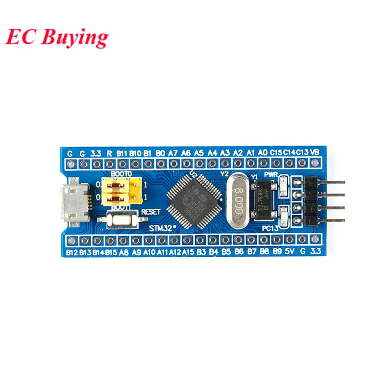 2 uds/1 unidad STM32F103C8T6 ARM Cortex-M3 STM32F103 STM32 F103C8T6 Chip tipo C interfaz módulo de placa de desarrollo de sistema de núcleo mínimo - imagen 4