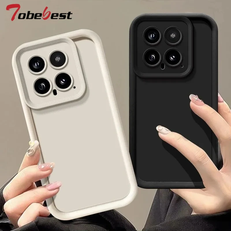 Funda de silicona para lente de cámara de Color caramelo para Xiaomi Mi 14 14T 13 12 11 10 Ultra Pro Funda trasera suave - imagen 4