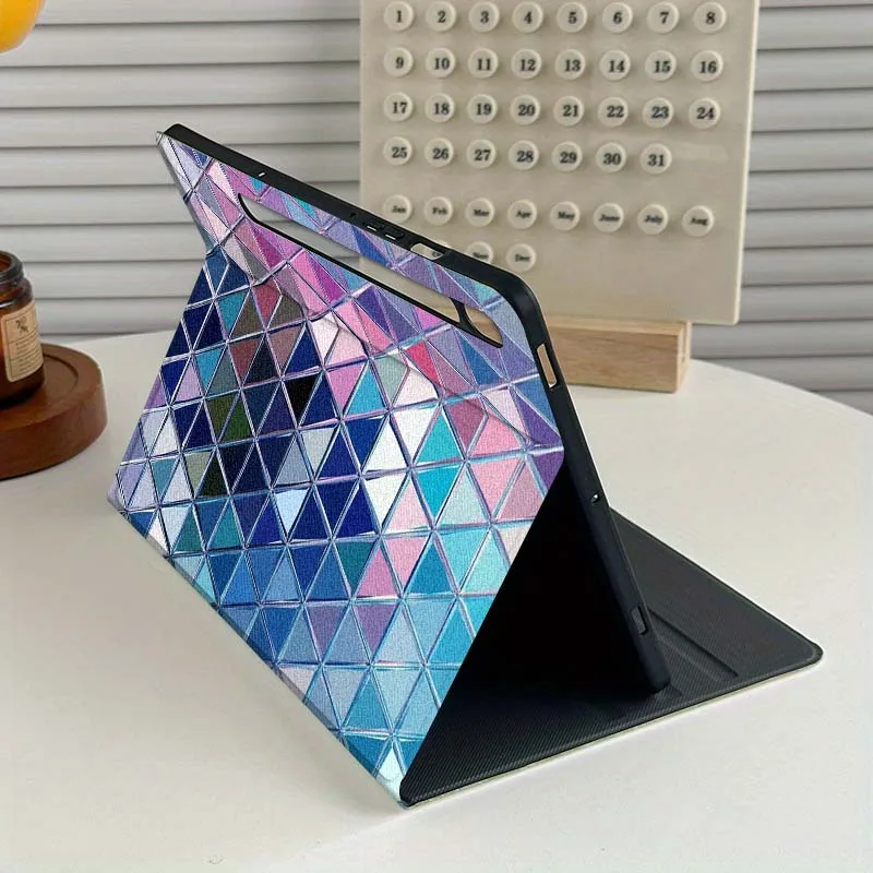 Arte geométrico estampado de leopardo para Samsung Galaxy Tab S7 S8 S9 S10 11 12,4 13,1 FE Plus Lite pulgadas funda para tableta - imagen 4