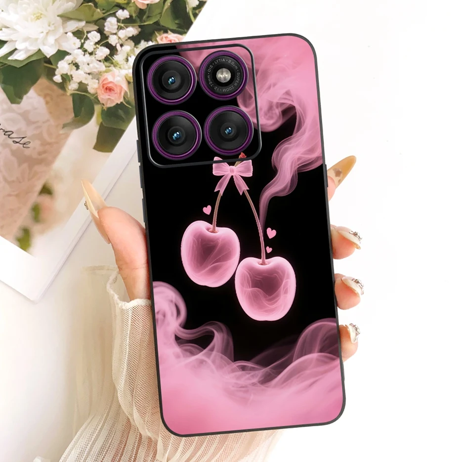 Para Motorola Edge 60 Fusion Case Edge60 S cubierta pintada de caramelo de lujo funda de silicona suave para Motorola Edge 60 Pro Edge60 5G Shell - imagen 3