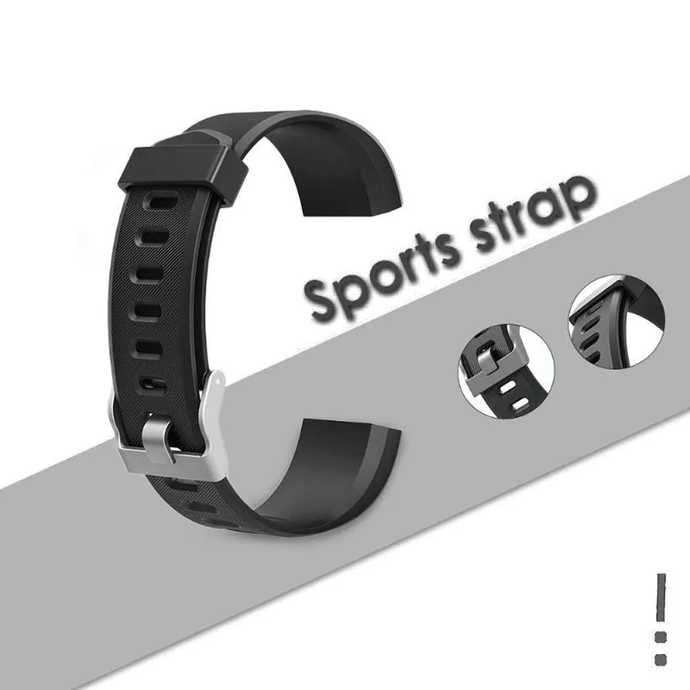 Correa de silicona para reloj inteligente ID 115 Plus HR 115Plus HR PlusHR, pulsera de repuesto, correa de reloj suave - imagen 5