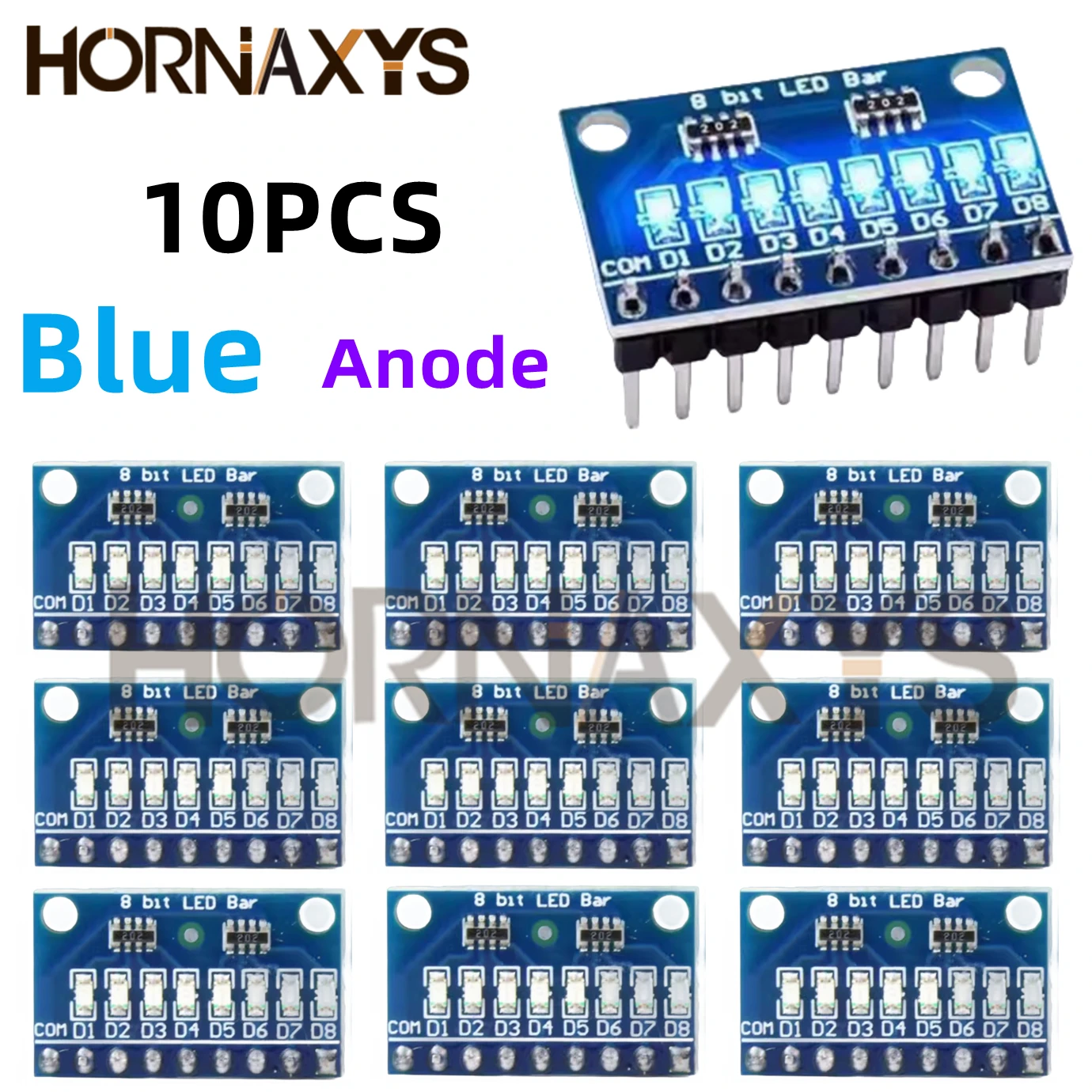10PCS Blue-Anode