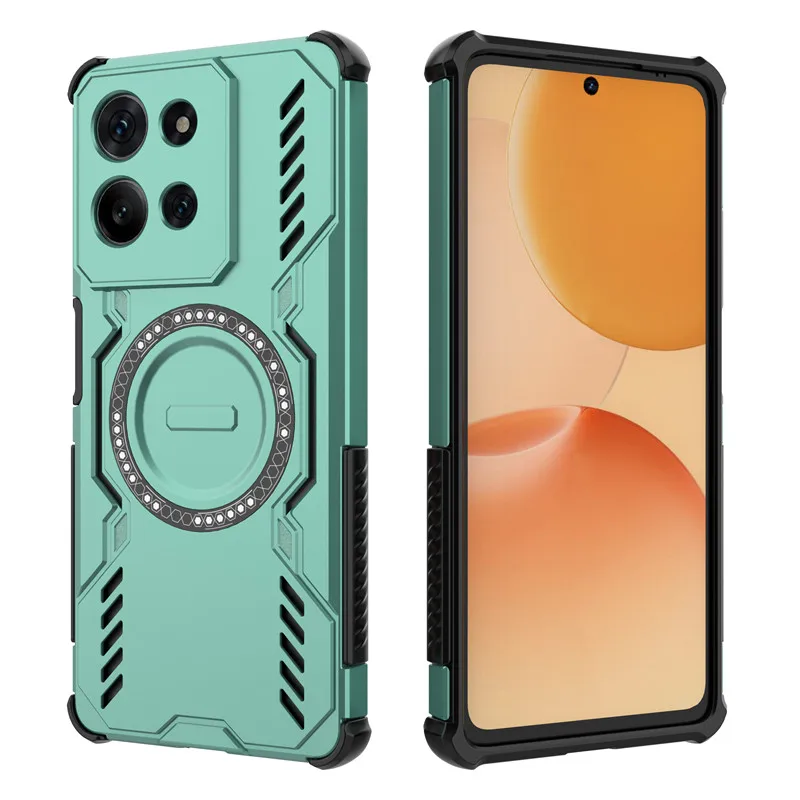Para Motorola Moto G75 Funda Moto G75 Funda disipación de calor carga inalámbrica magnética Fundas protectoras para teléfono en Moto G75 Funda - imagen 5