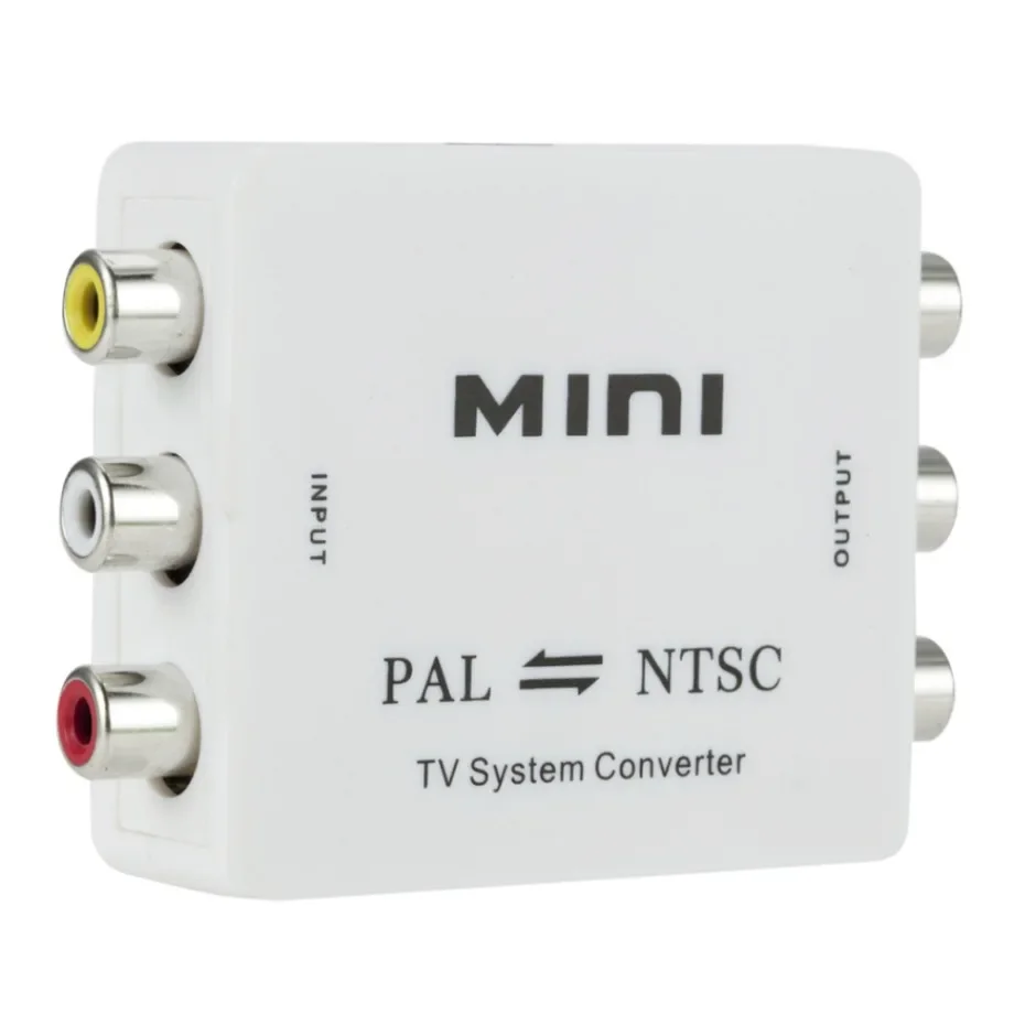 Conmutador convertidor de sistema de TV bidireccional Mini PAL NTSC, convertidor de conexión compuesta de TV bidireccional PAL a NTSC NTSC a PAL - imagen 2