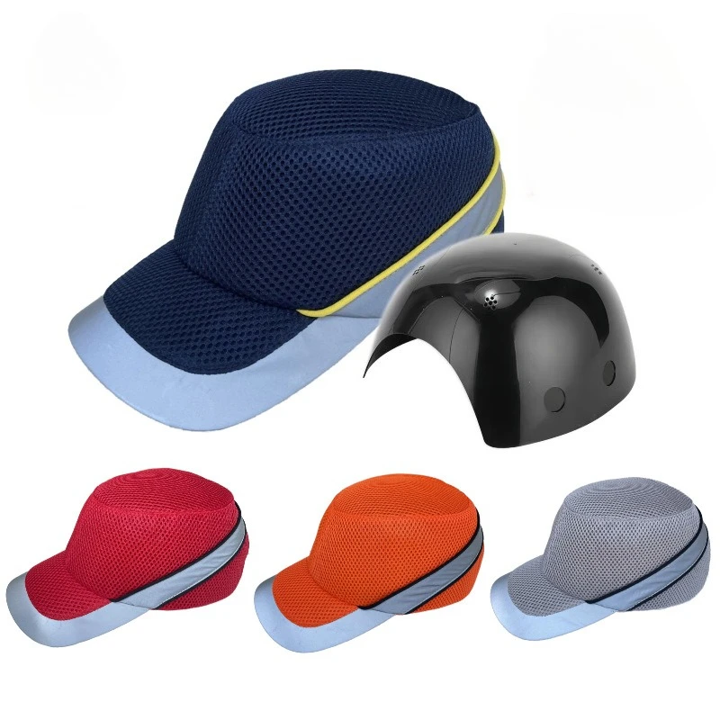 Sombrero duro anticolisión de tela de red, gorra de seguridad para el trabajo, gorra de béisbol, estilo casco, protección para la cabeza, reparación - imagen 5