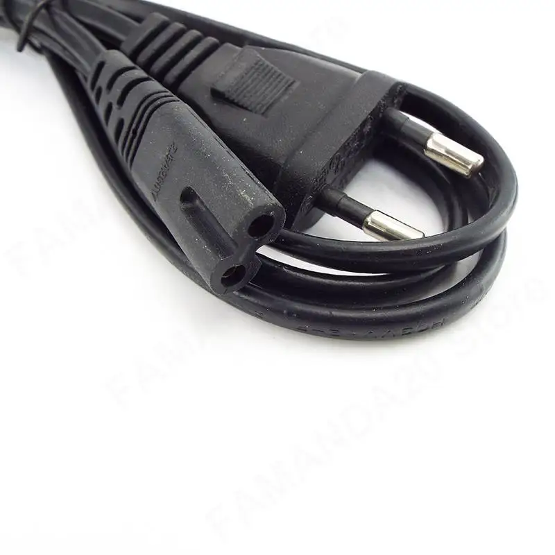 Conector de Cable de plomo de 2 puntas, adaptador de corriente de CA, Cable de extensión N6, enchufe de Cable de línea eléctrica de 1,4 M, 2 pies - imagen 5