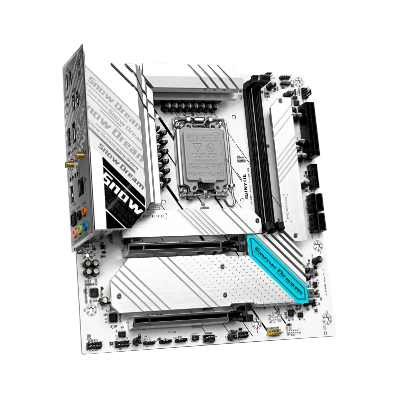 Placa base B760 M-ATX DDR5 LGA1700 para 14/13/12a generación Core DDR5 doble canal 96GB B760M SNOW DREAM D5 nuevo - imagen 3