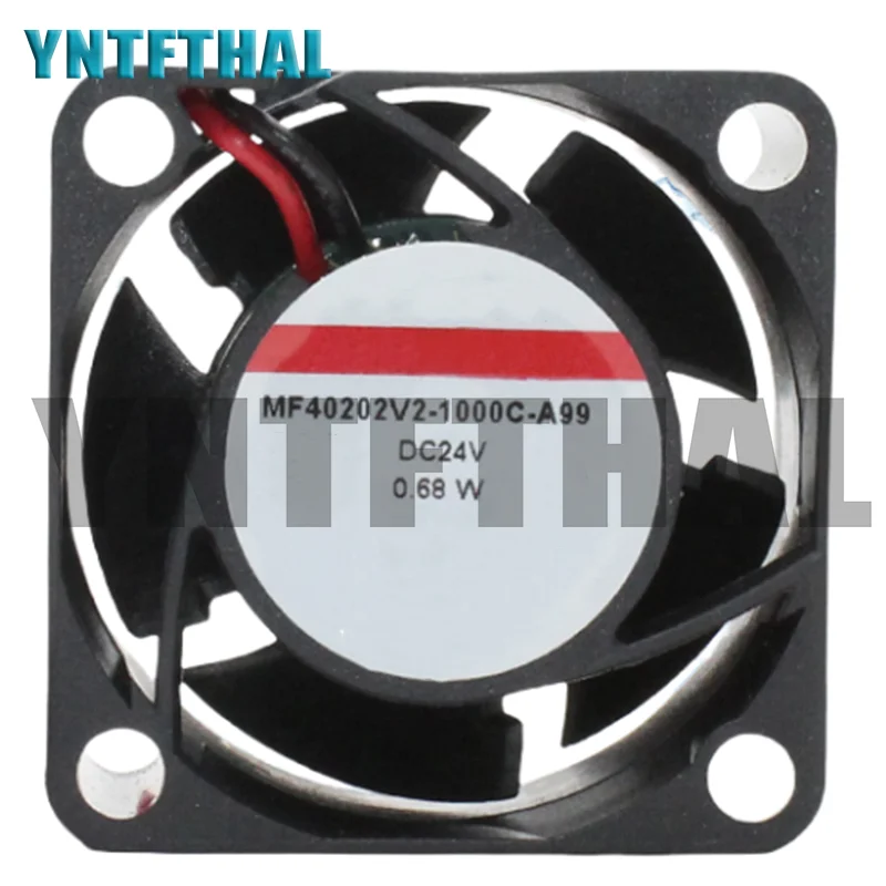 Ventilador de refrigeración de servidor cuadrado de 2 pines para Sunon MF40202V2-1000C-A99, DC 24V, 0,68 W, 40x40x20MM, 4020