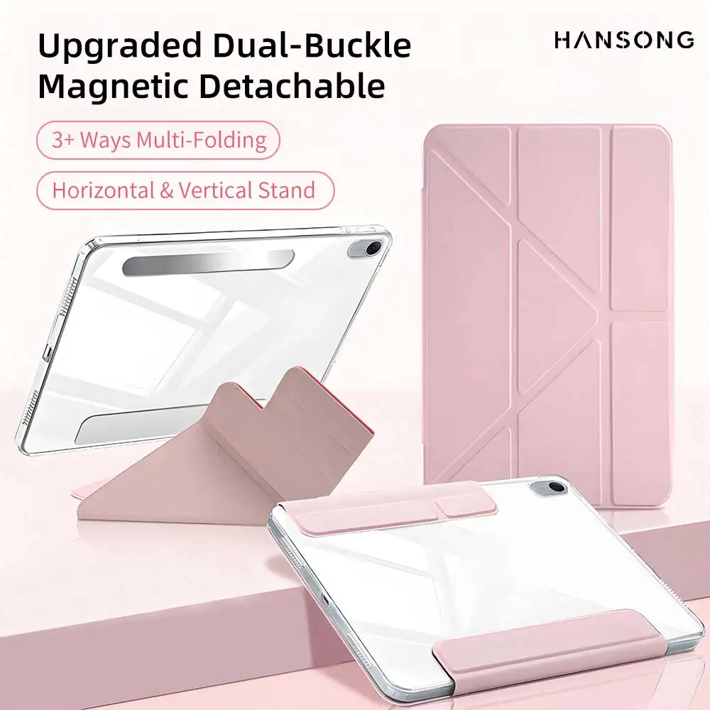 3+Y Case For iPad Air 6 11 2025 iPad Pro 11 12.9 13  Removable Magnetic Cover iPad 10.2 9th 9.7 6th 5th Air 1 2 3 4 5 10.9 Funda