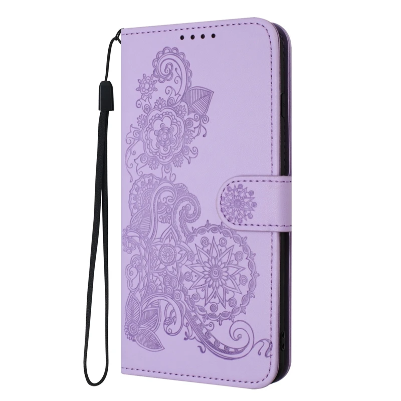 Funda de cuero para Huawei P Smart 2019, carcasa Retro con patrón de flores y cachemir, para Huawei P Smart 2019, POT-LX1, PSmart Z - imagen 2