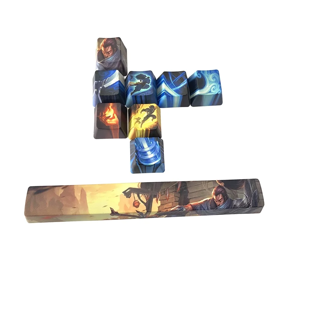 LOL teclas personalizadas OEM Cherry PBT Keycap para teclado mecánico para jugar aleación Hyperx GK61 ANNE PRO 2 teclado personalidad Keycap - imagen 4