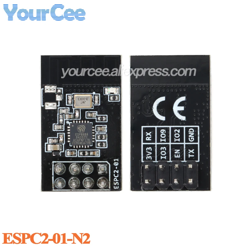 10 uds/1 unidad ESPC2 ESP8684H2 WiFi + Ble 5,0 módulo inalámbrico placa MCU RISC-V de 32 bits ESPC2-01-N2 ESPC2-02-N2 ESPC2-05-N2 ESPC2-20-N2 - imagen 3