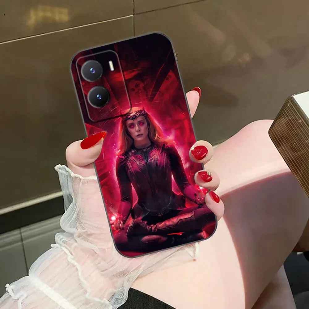 Marvel Wanda Witch Logo Phone Case For VIVO Y04 Y15S Y16 Y17 Y19 Y20 Y21 Y22S Y27 Y28 Y29 Y35 Y36 Y51 Y72 Y76 Y77 Y78 Y100 Case - imagen 4