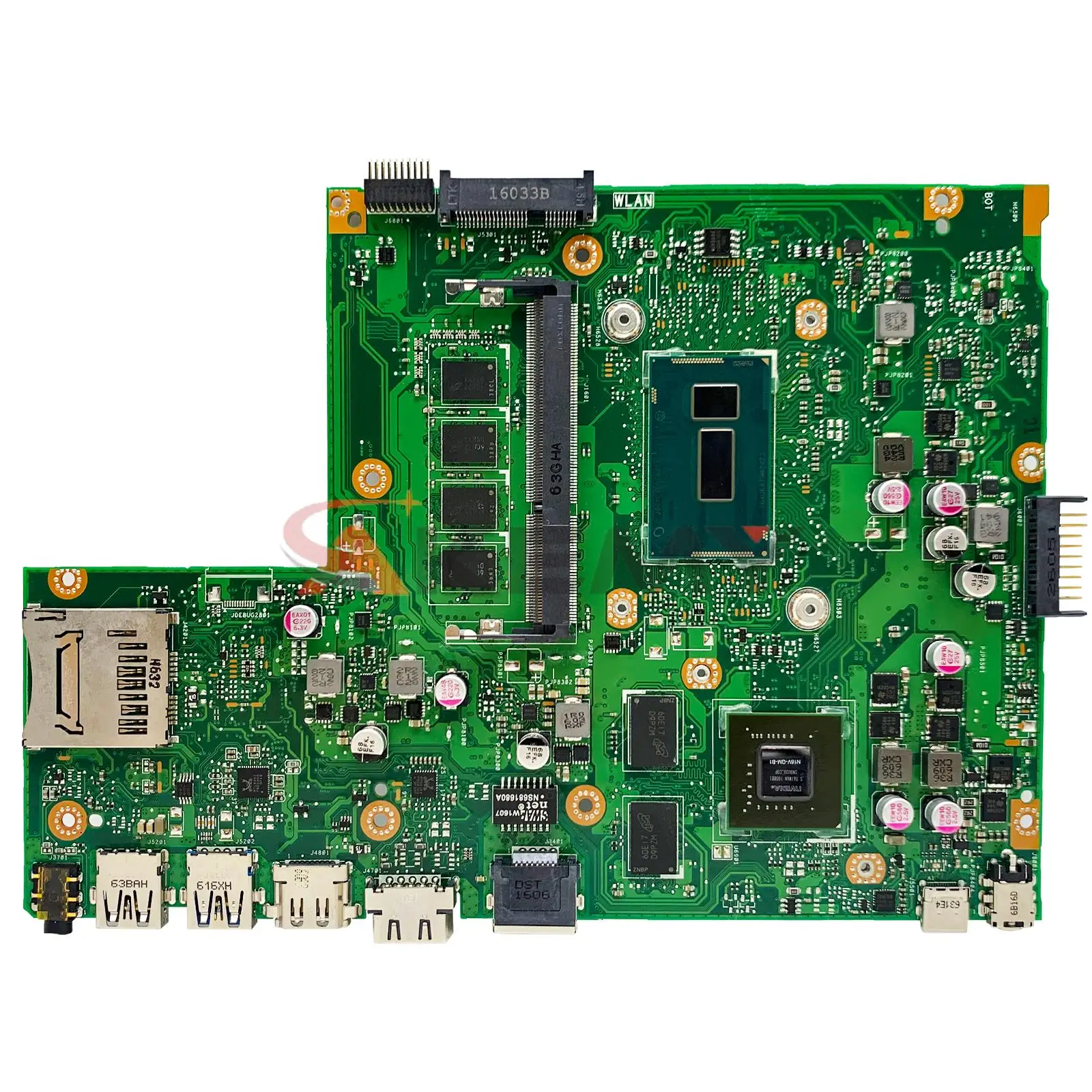 AKMEY-placa base X540LJ para ordenador portátil, CPU I3 I5 I7 de 4. ª y 5. ª generación, 0GB, 4GB de RAM, para Asus X540LJ X540L F540L X540 - imagen 2