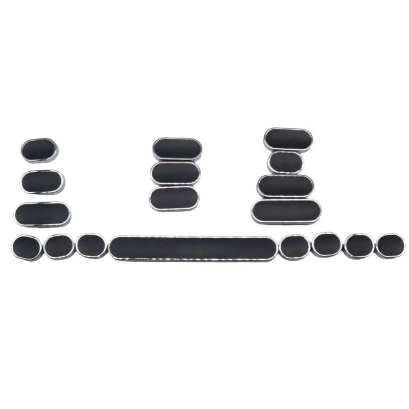 Juego de teclas redondas Punk de 18 Uds., tapas de teclas de diseño clásico, botón de personaje único, uso de a largo plazo, reemplazo de teclas - imagen 4