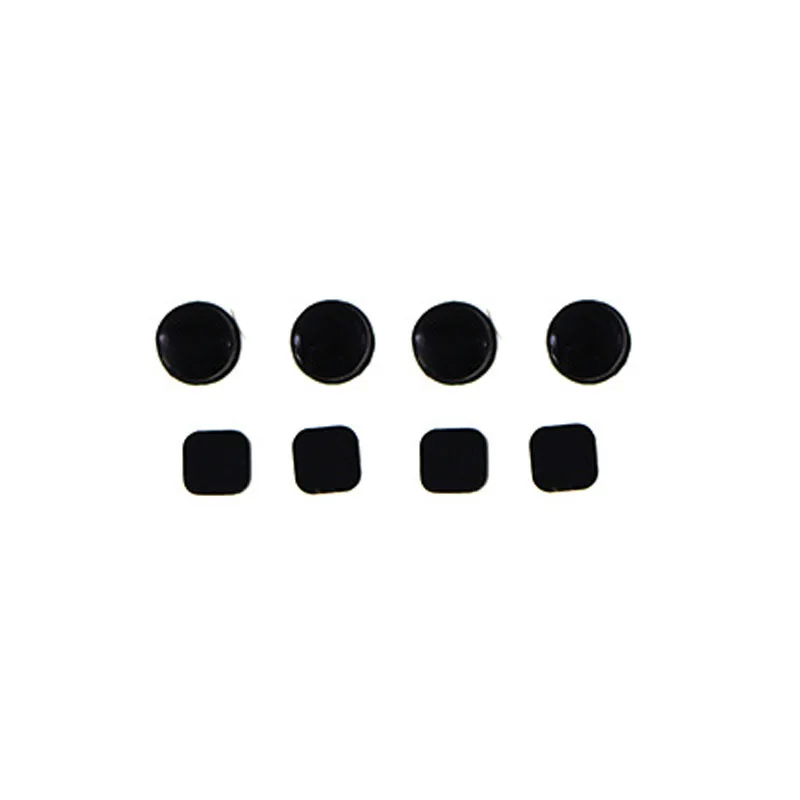 1 Juego de repuesto para tornillo de consola 3DS XL, cubierta de pies de goma para nueva cubierta de orificio de tornillos de pantalla LCD frontal y trasera 3DSLL - imagen 2