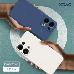 Funda de teléfono de silicona para OPPO Reno 13 Reno13 5G 6,59 "accesorios Original suave moda clásica borde recto contraportada Carcas