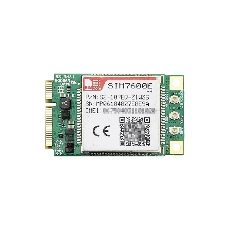 El módulo SIMCOM SIM7600E-H Mini PCie LTE Cat4 reemplaza el módem Quectel EC25-E multibanda LTE-FDD/LTE-TDD/HSPA+/UMTS/EDGE/GPRS/GSM - imagen 2
