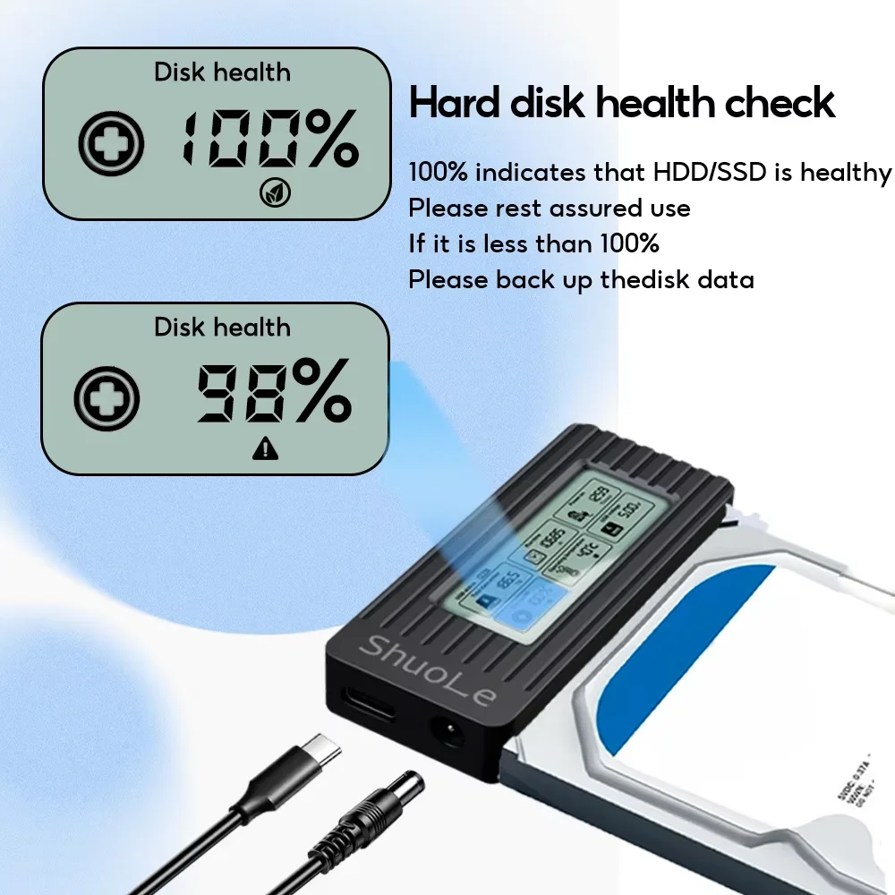 Convertidor USB 3,0 a SATA, Cable convertidor adaptador SATA de 2,5/3,5 pulgadas para PC, disco duro SSD HDD, accesorios adaptadores externos - imagen 3