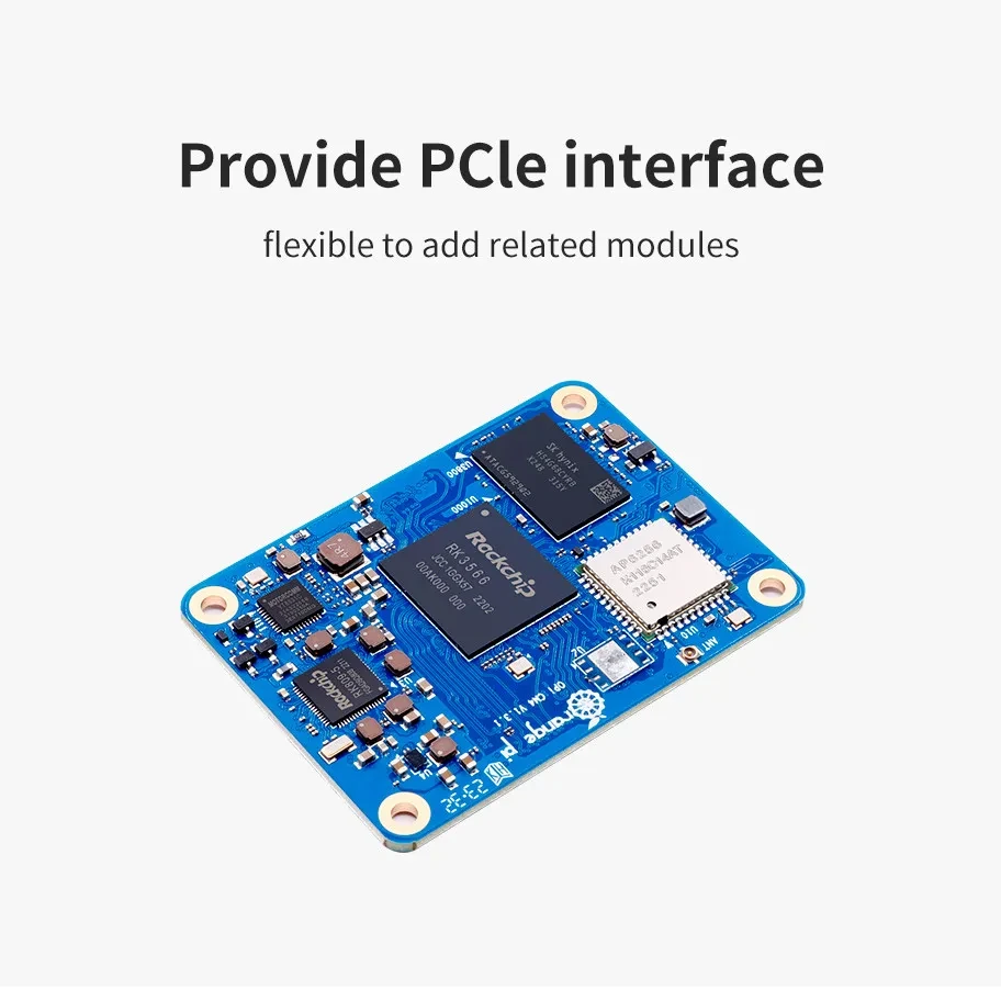 Naranja Pi CM4 1GB 2GB 4GB 8GB Ram DDR4 RK3566 8GB 32GB 64GB Emmc WIFI5-BT5.0 Orangepi CM4 Run Android Ubuntu Debian OS OPi CM 4 - imagen 4