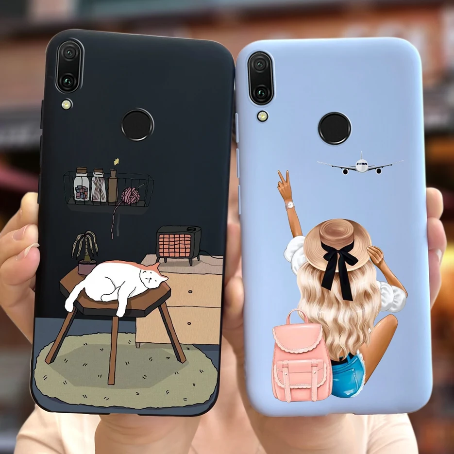 Para Huawei Y9 2019 funda Huawei Y9s elegante cubierta pintada de caramelo fundas de teléfono de TPU suave para Huawei Y9 Prime 2019 Y 9 Y9s 2019 parachoques - imagen 2