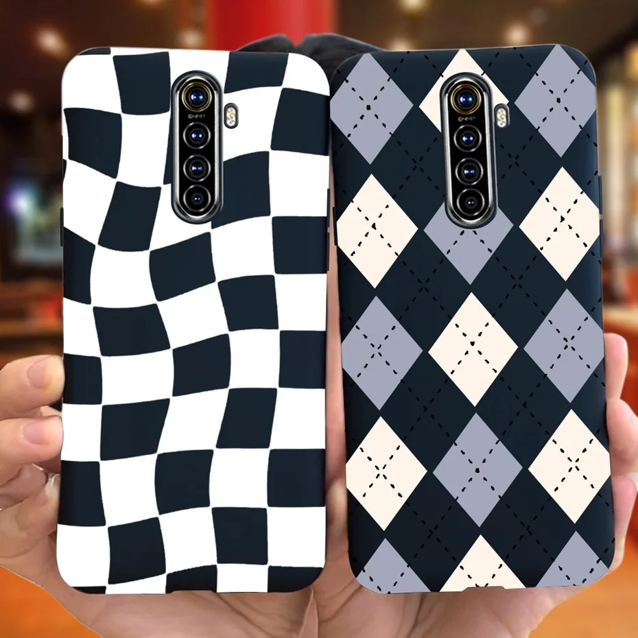 Para Realme X2 Pro funda de teléfono Realme XT X2 encantadora impresión Color caramelo funda trasera de silicona para RealmeX2 X 2 Pro XT suave TPU Coque - imagen 5