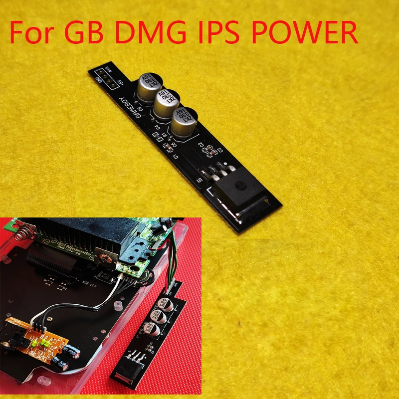 Adaptador de placa de módulo de potencia para Game Boy GB DMG, pantalla LCD IPS de alto brillo - imagen 2