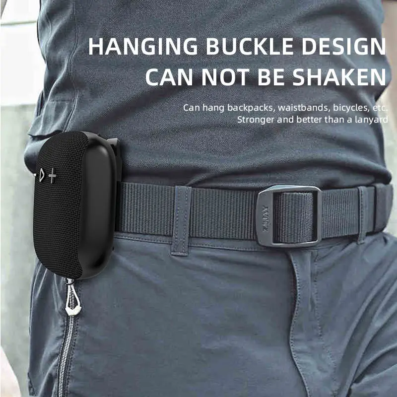 Altavoces estéreo inalámbricos para bicicleta al aire libre, altavoces deportivos portátiles para ciclismo, micrófono incorporado, a prueba de golpes, caja de sonido Bluetooth impermeable IPX4 - imagen 5