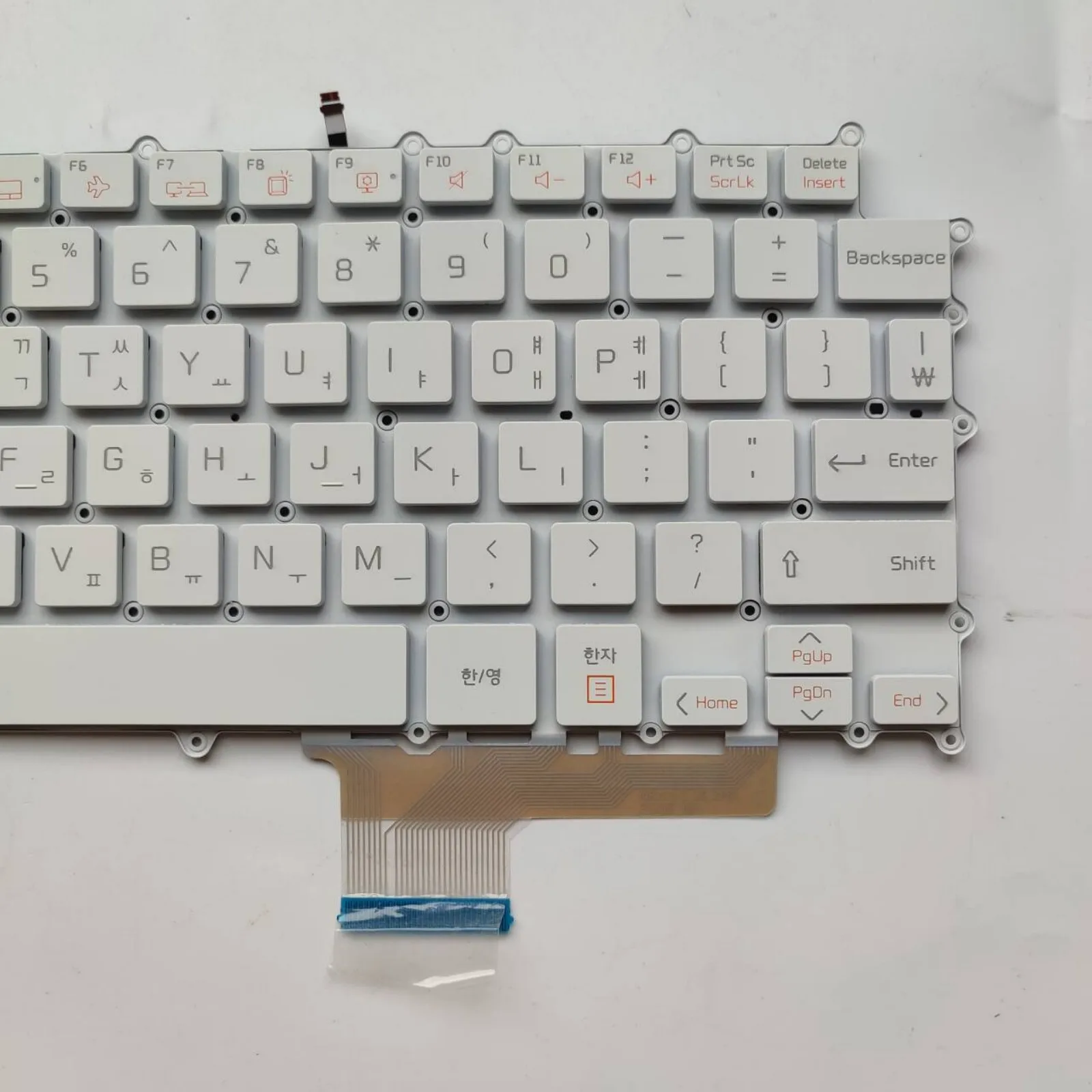 Diseño KR para LG gram 13Z980/13Z990/14Z980/14Z990/14Z90N/14Z90NB/14T90N/14Z95N/14Z980C/14Z980B teclado retroiluminado blanco para ordenador portátil - imagen 4