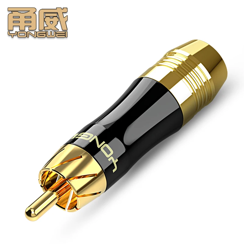 BD6.4 black RCA plug