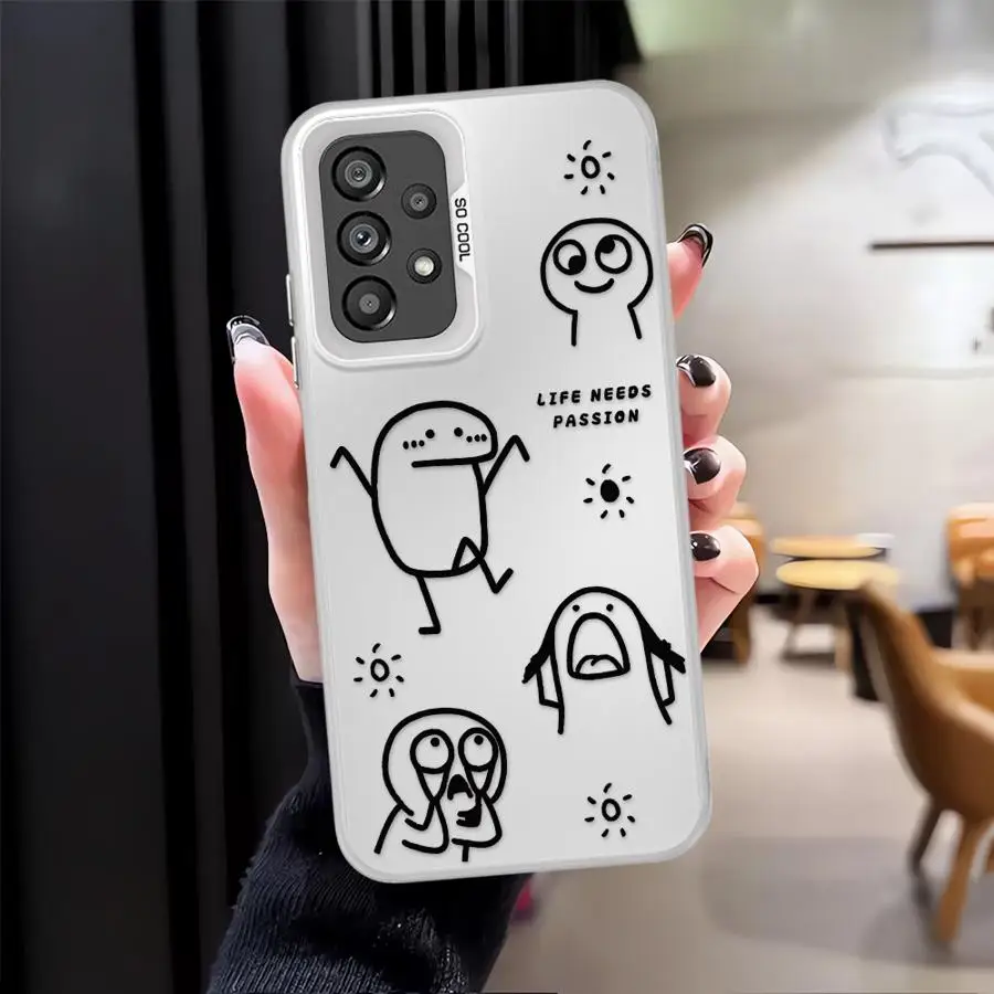Funda para Xiaomi Redmi A5 K60 14C 10C 9C 13C A1 A2 Plus 12C 9T funda trasera para teléfono línea de dibujos animados personas - imagen 2