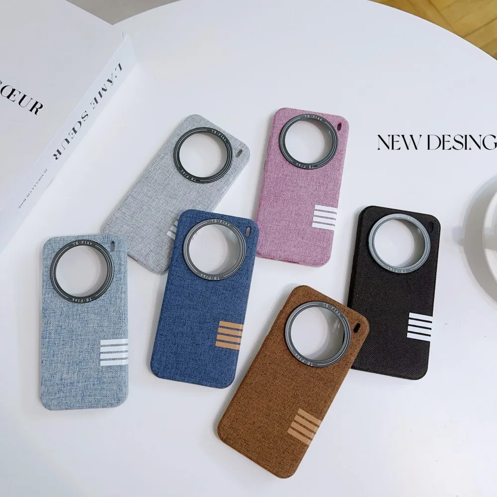 Para VIVO X200 Pro funda de lujo de tela PU funda protectora trasera para VIVO X200 Pro Mini X200PRO funda completa para teléfono - imagen 4