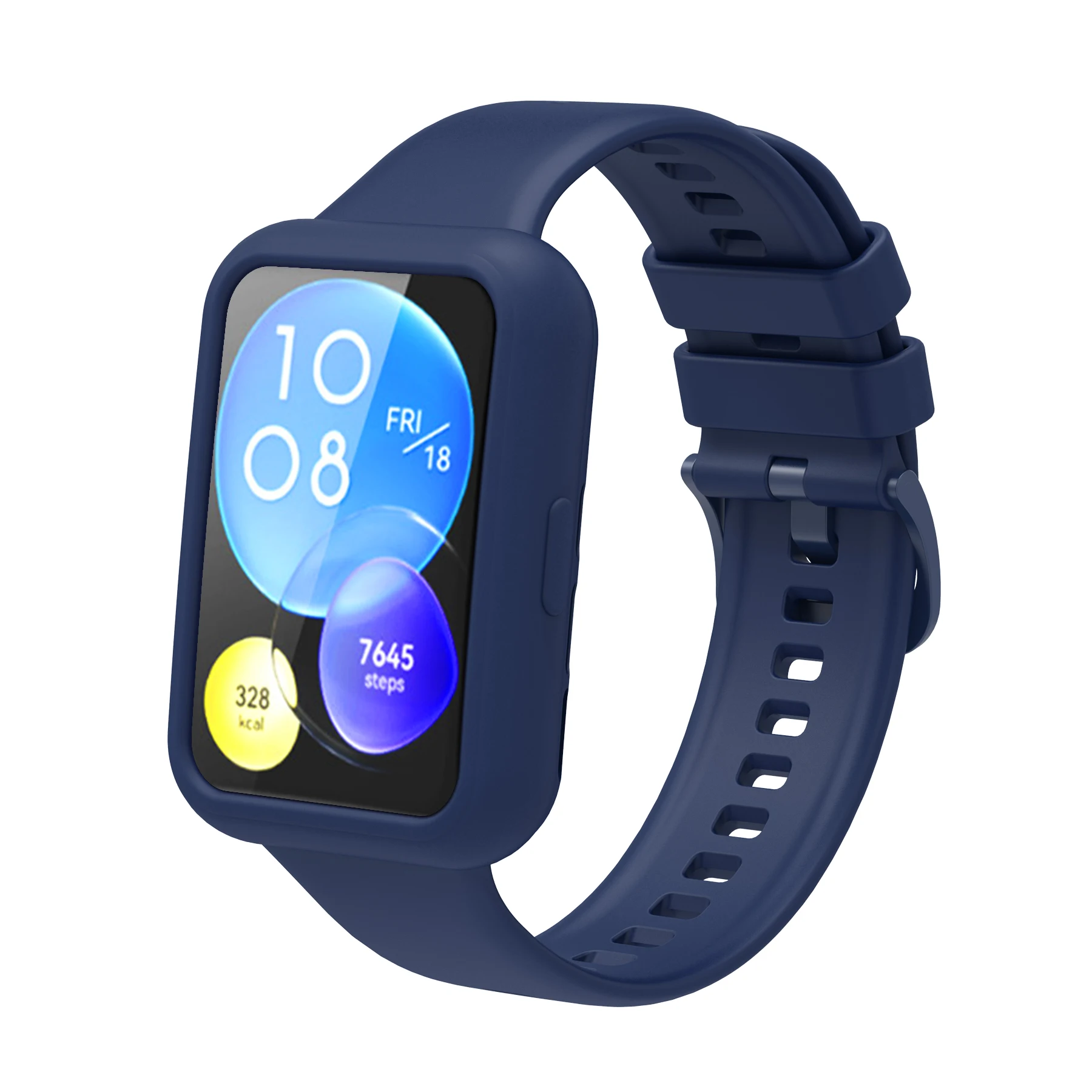 Funda de silicona + correa para Huawei Watch Fit 2 Fit2, carcasa protectora, marco, cubierta de parachoques - imagen 4