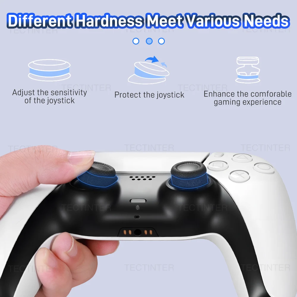 12 Uds anillo de esponja para PS5/PS4/Switch PRO/XSX/Switch Pro controlador anillo objetivo de precisión juego Joystick Gamepad objetivo ayudar movimiento - imagen 3