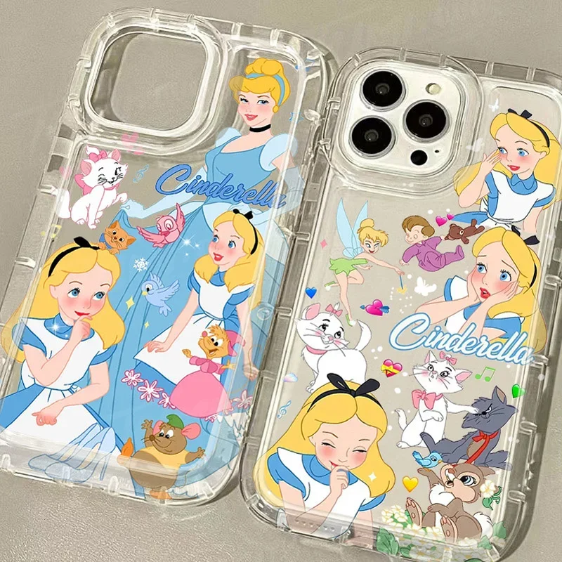 Disney Princess Jasmine Ariel funda para Samsung Galaxy A15 A55 A05 A05S A14 A24 A13 A23 A73 A12 A22 A32 A52 A52S A72 A31 A51 A71 - imagen 3