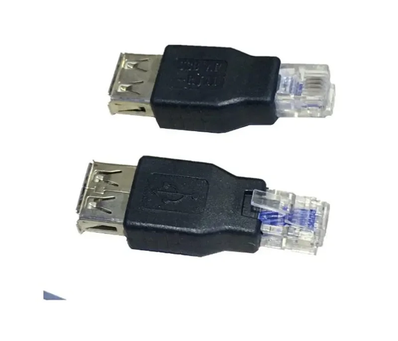 Adaptador de conector de teléfono de red Ethernet macho USB 2,0 A hembra A RJ11 4Pin 6P4C - imagen 3